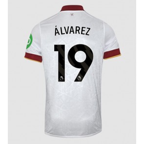 West Ham United Edson Alvarez #19 Alternativní Dres 2024-25 Krátký Rukáv